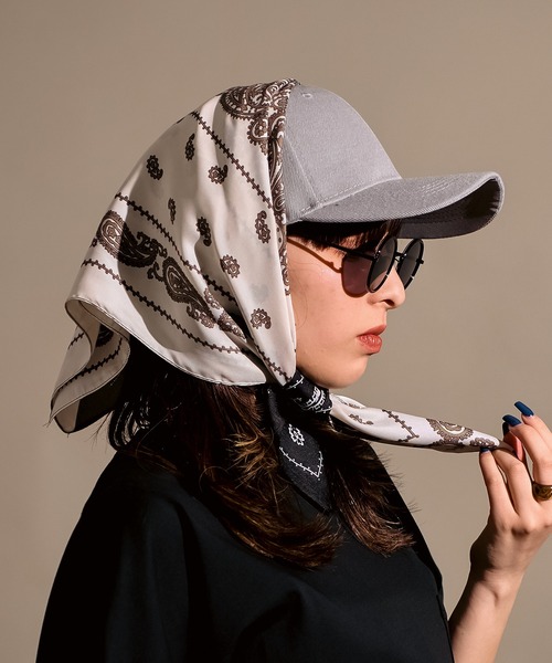 CALIFORNIA OUTFITTERS キャップ 帽子 5B3 大判スカーフ 70cm×70cm ＋