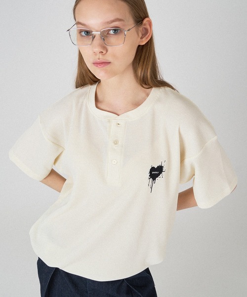 ファンクショナリー サーマルヘンリーネックTシャツM CLEL（クレイル）の「【CLEL】Functionary Thermal Henley Neck T