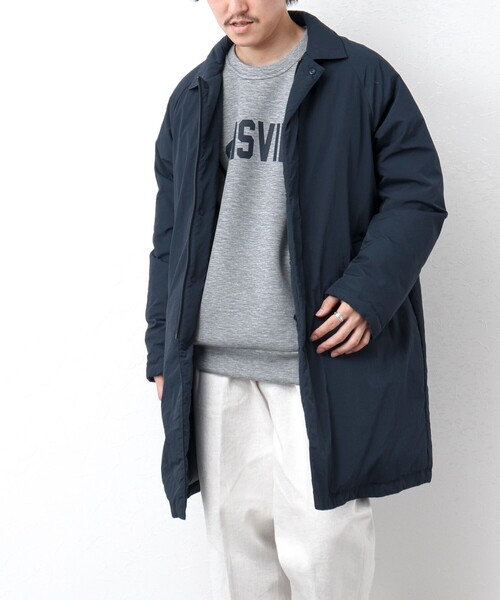 TAION（タイオン） ダウンジャケット L ネイビー メンズ : ZOZOTOWN