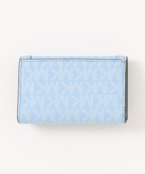 新品 マイケルコース MICHEAL KORS シグネチャー ブルー キーケース MICHAEL KORS キーケース JET SET TRAVEL スモール - MK