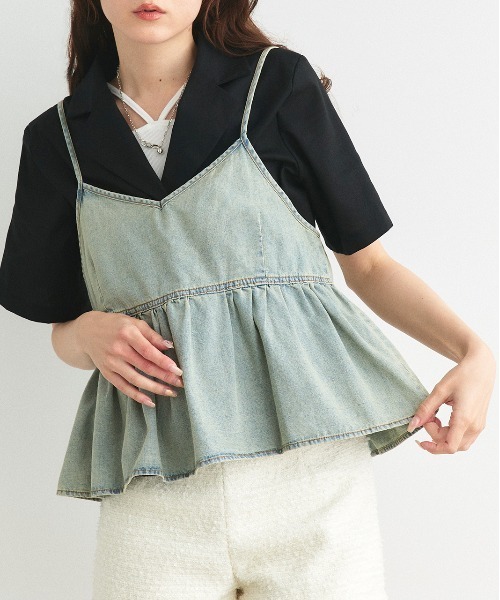 デニムライクビスチェキャミ|allureville OFFICIAL SITE / ONLINE SHOP