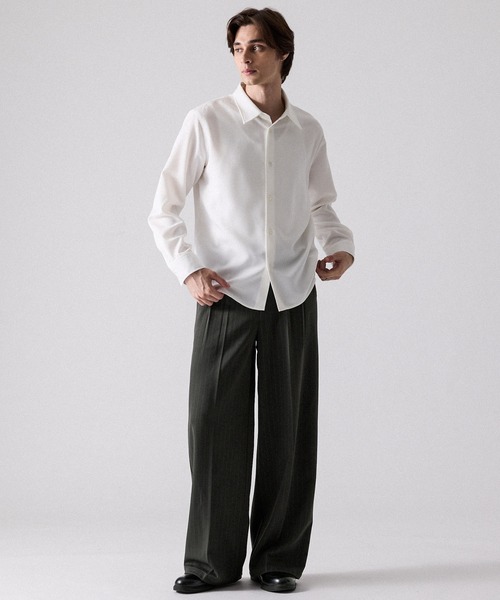 CLEL（クレイル） ワイドパンツ スラックス 「CLEL」Prime TR Semi