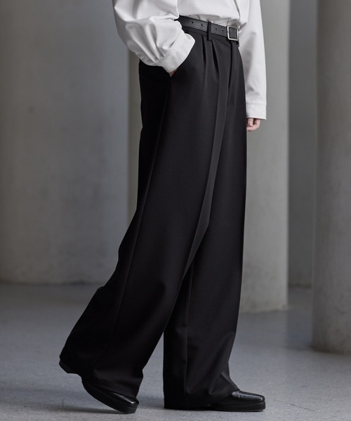 【CLEL】Prime TR 3D Tuck Pants CLEL】Prime TR 3D Tuck Pants / Black M