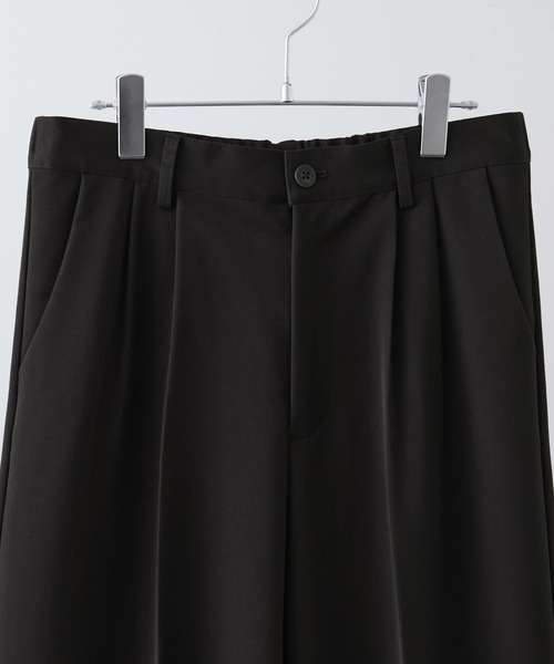 新品★CLEL プライム TR 3Dタックパンツ ブラック M CLEL（クレイル）の「【CLEL】Prime TR 3D Tuck Pants