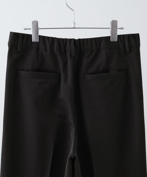 プライムTR3Dタックパンツブラック 【CLEL】 CLEL（クレイル）の「【CLEL】Prime TR 3D Tuck Pants