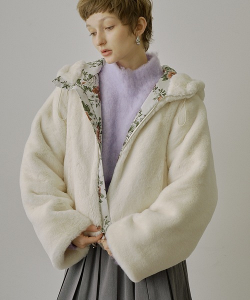 VIOLETTA（ヴィオレッタ） ブルゾン アウター ラウンドヘムファー
