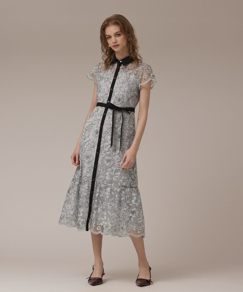 grace continential チュールワンピース チュールティアードワンピース / GRACE CONTINENTAL | GRACE