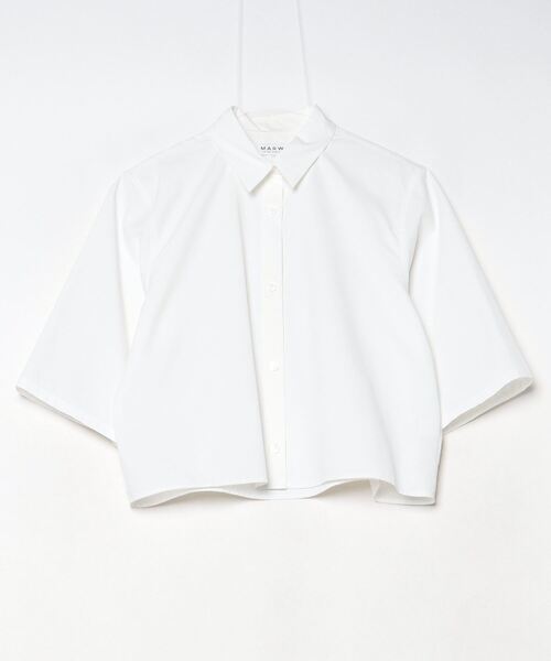 「MARW UNITED ARROWS」 半袖シャツ - ホワイト レディース