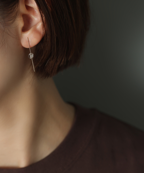 Lilas ピアス スラストクォーツピアス K10（片耳） レディース
