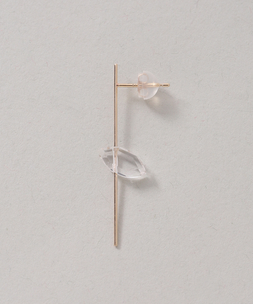 Lilas ピアス スラストクォーツピアス K10（片耳） レディース