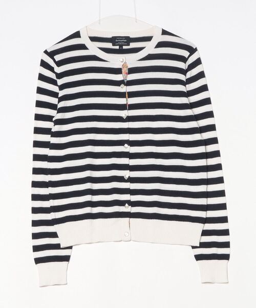 United Arrows GREEN LABEL RELAXING(ユナイテッドアローズ グリーンレーベル) カーディガン サイズ40 M レディース美品  - 黒 長袖 Cardigan｜TOPS｜グリーンレーベル リラクシング（green label