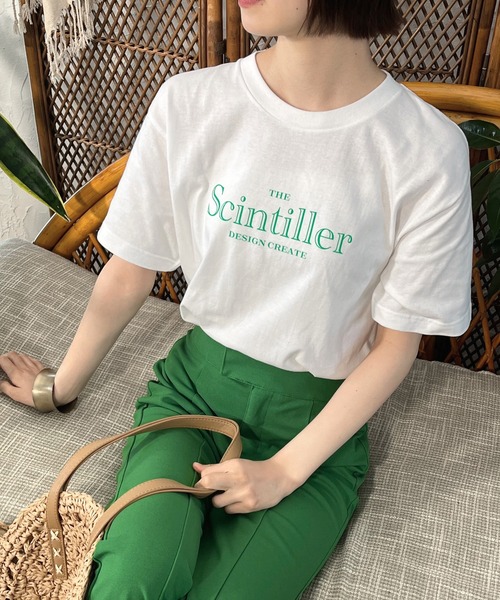 tシャツ 「spiritoso」シンプルロゴアソートプリント半袖Tシャツ レディース | spiritoso | 18