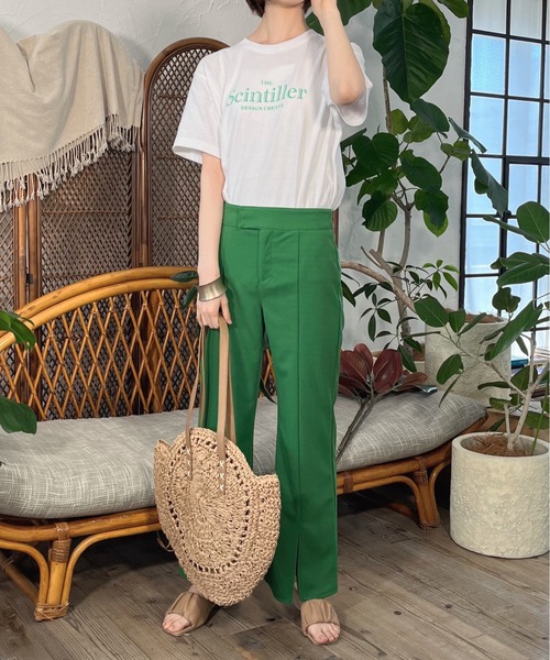 tシャツ 「spiritoso」シンプルロゴアソートプリント半袖Tシャツ レディース | spiritoso | 21