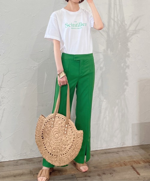 tシャツ 「spiritoso」シンプルロゴアソートプリント半袖Tシャツ レディース | spiritoso | 23