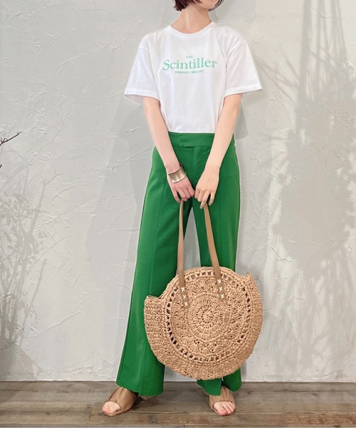 tシャツ 「spiritoso」シンプルロゴアソートプリント半袖Tシャツ レディース | spiritoso | 24