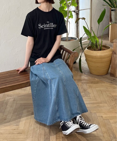 tシャツ 「spiritoso」シンプルロゴアソートプリント半袖Tシャツ レディース | spiritoso | 29