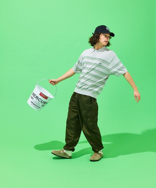 「TOWNCRAFT」 半袖ニット LARGE ブラック メンズ