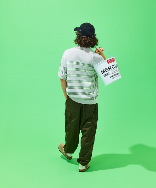 「TOWNCRAFT」 半袖ニット LARGE ブラック メンズ