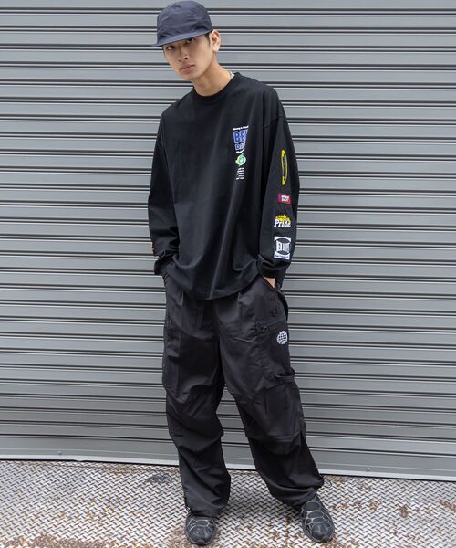「BEN DAVIS」 長(zhǎng)袖Tシャツ MEDIUM ホワイト メンズ