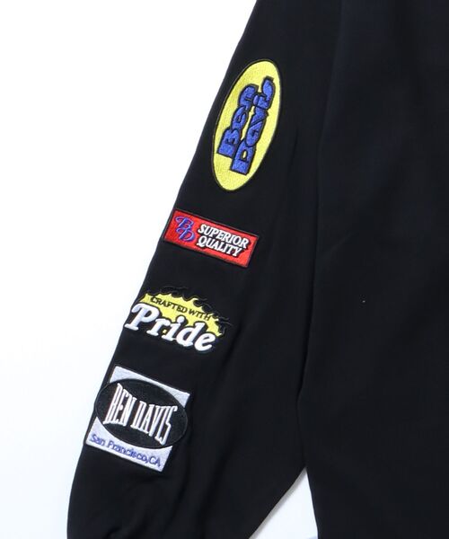 「BEN DAVIS」 長(zhǎng)袖Tシャツ MEDIUM ホワイト メンズ