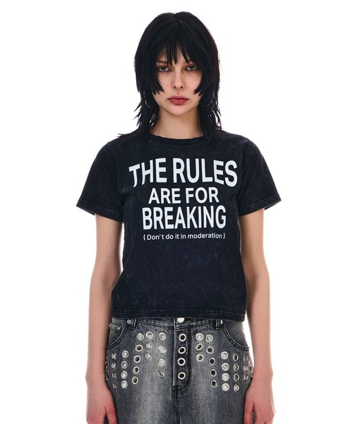 tシャツ WASHED LOGO TEE レディース