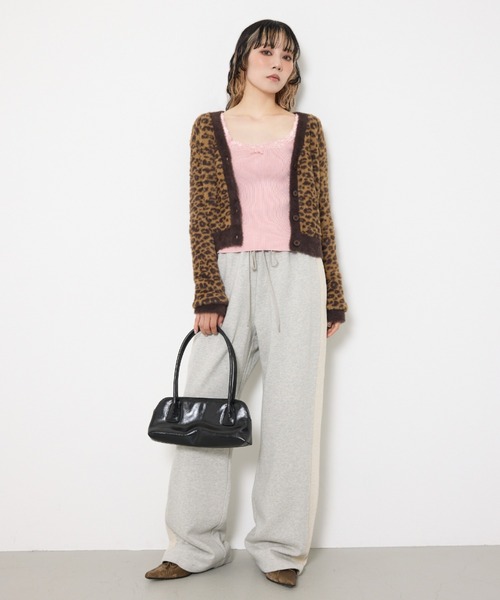 SLY（スライ） タンクトップ ノースリーブ LACE DOCKING RIB TANK