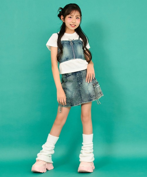 Jennii・ANAP・Rady 女の子set ANAP GiRL（アナップガール） tシャツ バッグ スピンドル ビスチェ × T
