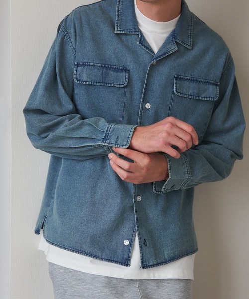 MAISON CLUB（メゾンクラブ） シャツ 「MAISON CLUB」Denim Shirt