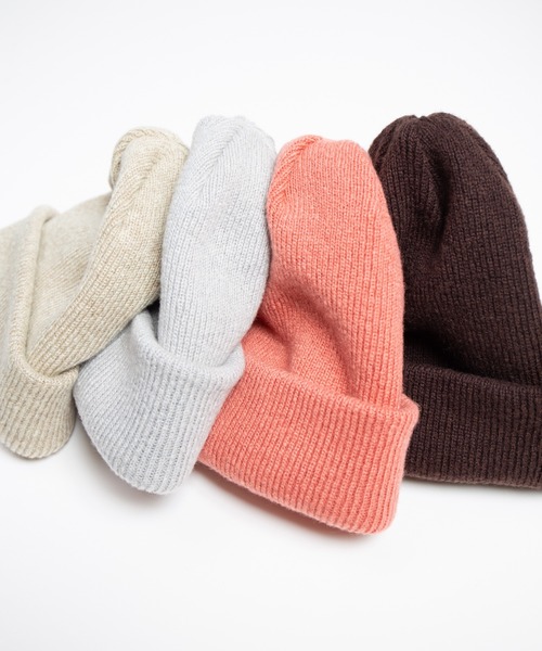 RACAL（ラカル） ニット帽 ニットキャップ Reversible Ombre Border
