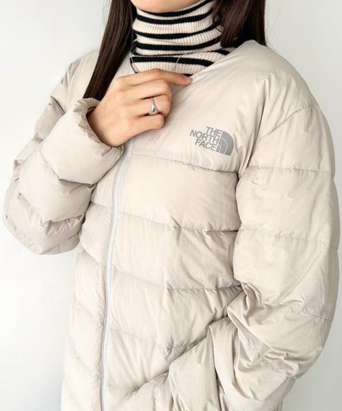 新品 THE NORTH FACE ノーカラー ブルゾン ダウンジャケット THE NORTH FACE（ザノースフェイス）の「国内未発売 THE NORTH FACE(ザ