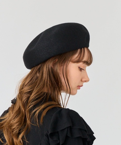 Chapeau d' O（シャポードオー） ベレー帽 M/57.5cm ブラック