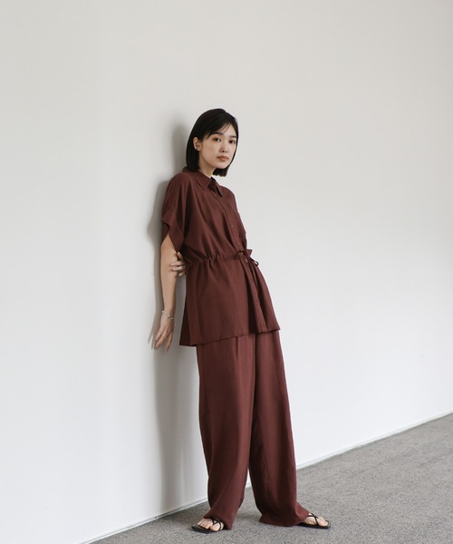 「select MOCA Et」 半袖シャツ FREE ブラウン レディース_画像7