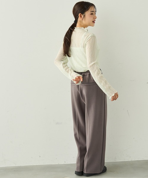 mil（ミル） tシャツ ニュアンス柄 シアートップス「588094