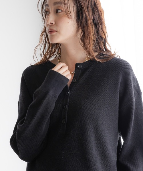 Elura（エルーラ） ニット セーター もっちりモイストワッフルプル