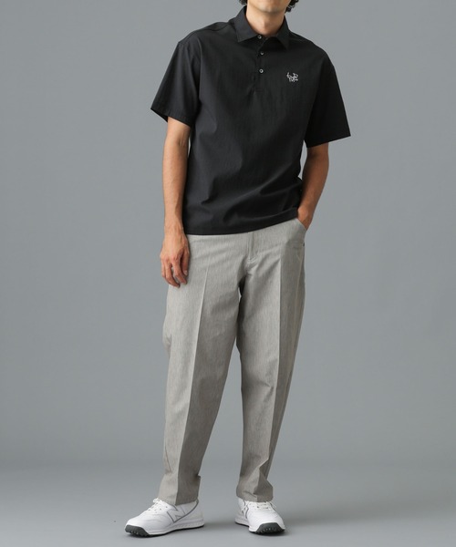 「beats per minute」 半袖ポロシャツ L ブラック メンズの画像8