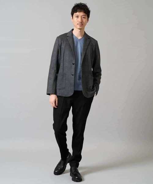 a.v.v（アー・ヴェ・ヴェ） tシャツ 「ジャケット映え」針抜きジャ