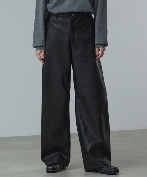 CALLNE パンツ　ジャケット　セットアップ CALLNE ワイドパンツ パンツ メンズ レディース : ZOZOTOWN Yahoo!店