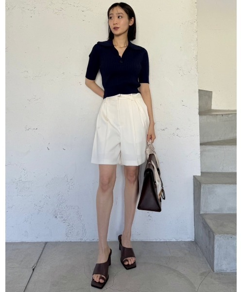 FRAY I.D（フレイ・アイディー） ショートパンツ 0 オフホワイト