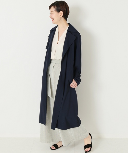 【最安値】ジャーナルスタンダード　レサージュ ネイビーロングコート journal standard L'essage（ジャーナルスタンダード レサージュ