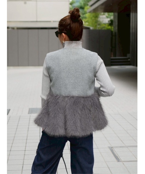 BeBeoD（ベベッド） コート アウター ファードッキングフェルト