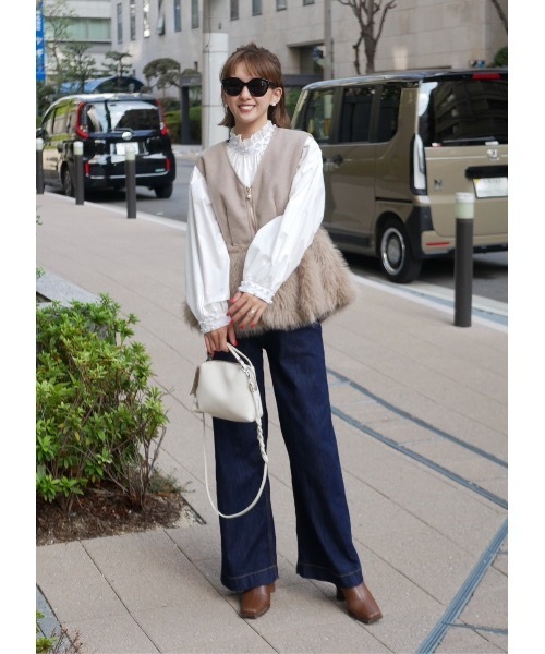 BeBeoD（ベベッド） コート アウター ファードッキングフェルト