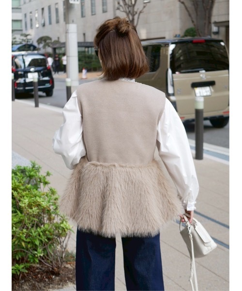 BeBeoD（ベベッド） コート アウター ファードッキングフェルト