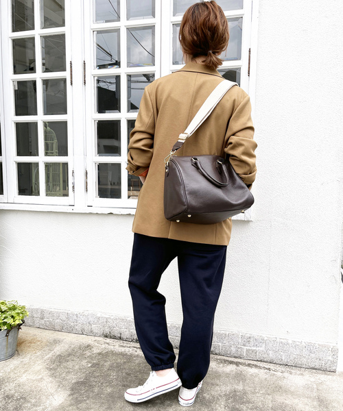 Christian Dior◇ノーカラージャケット/7/ウール/BLU/無地 DIOR