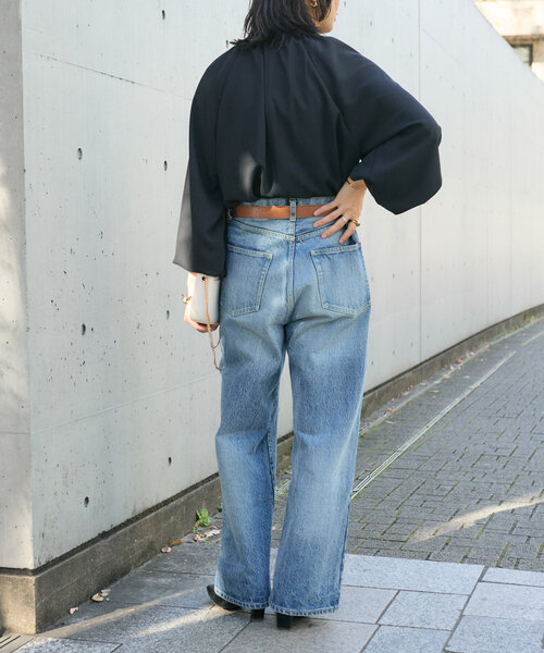 「RIVE DROITE」 長袖ブラウス FREE グレイッシュベージュ レディース_画像5