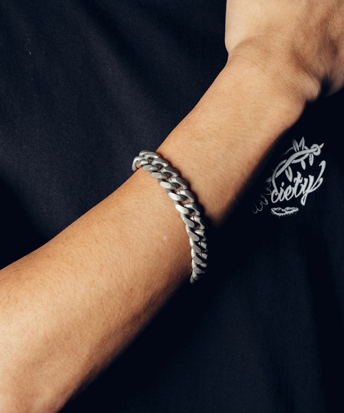Subciety（サブサエティ） ブレスレット Curb chain bracelet メンズ