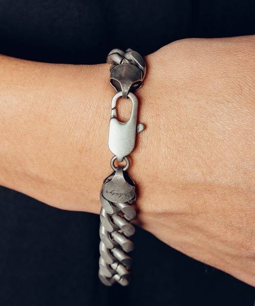 Subciety（サブサエティ） ブレスレット Curb chain bracelet メンズ