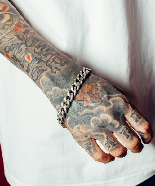 ブレスレット Curb chain bracelet メンズ レディース_11
