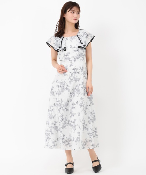 「MISCH MASCH」 半袖ワンピース S ベージュ レディース_画像5