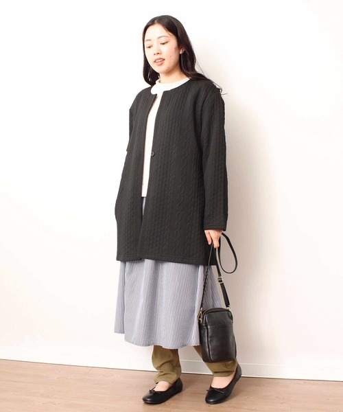 「MB mint breeze」 カーディガン 5L グレー レディース_画像5