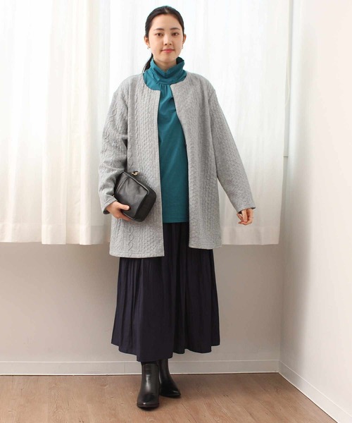 「MB mint breeze」 カーディガン 5L グレー レディース_画像8